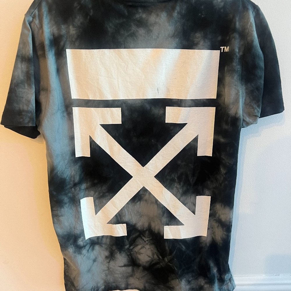 Off-White Men's Arrow Tie Dye Sim-Fit T-Shirt Size S